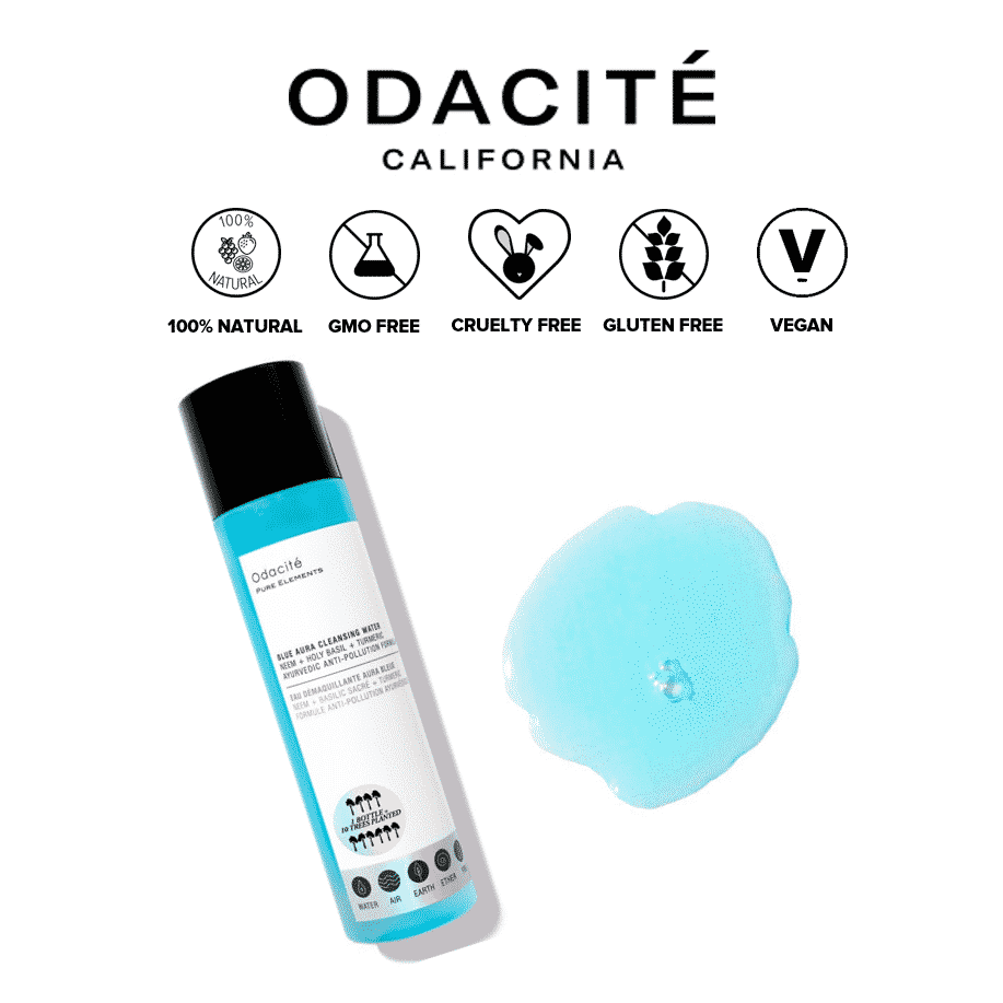 *ODACITE – BLUE AURA MICELLAR CLEANSING WATER + MAKEUP REMOVER | $39 |