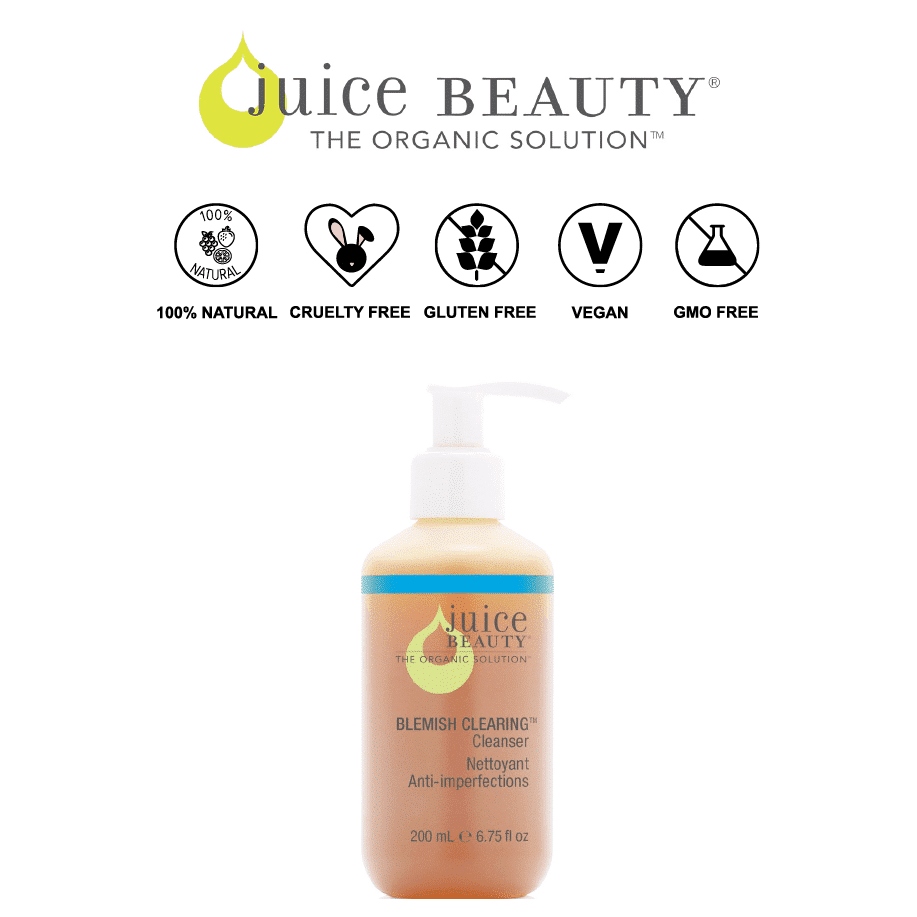 *JUICE BEAUTY – BLEMISH CLEARING ORGANIC ACNE CLEANSER | $24 |