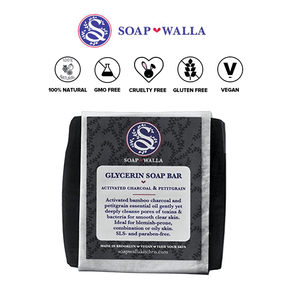 *SOAPWALLA – ACTIVATED CHARCOAL & ORGANIC TEA TREE OIL FACE WASH | $18 |