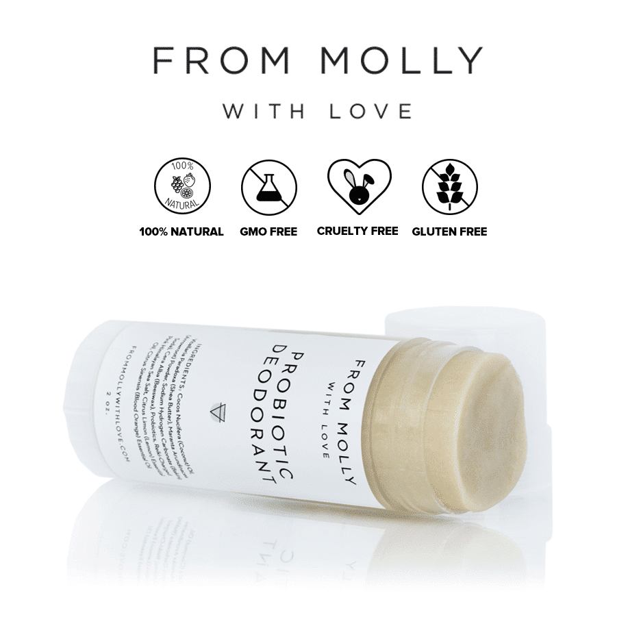 *FROM MOLLY WITH LOVE – ALL NATURAL PROBIOTIC DEODORANT | $13 |