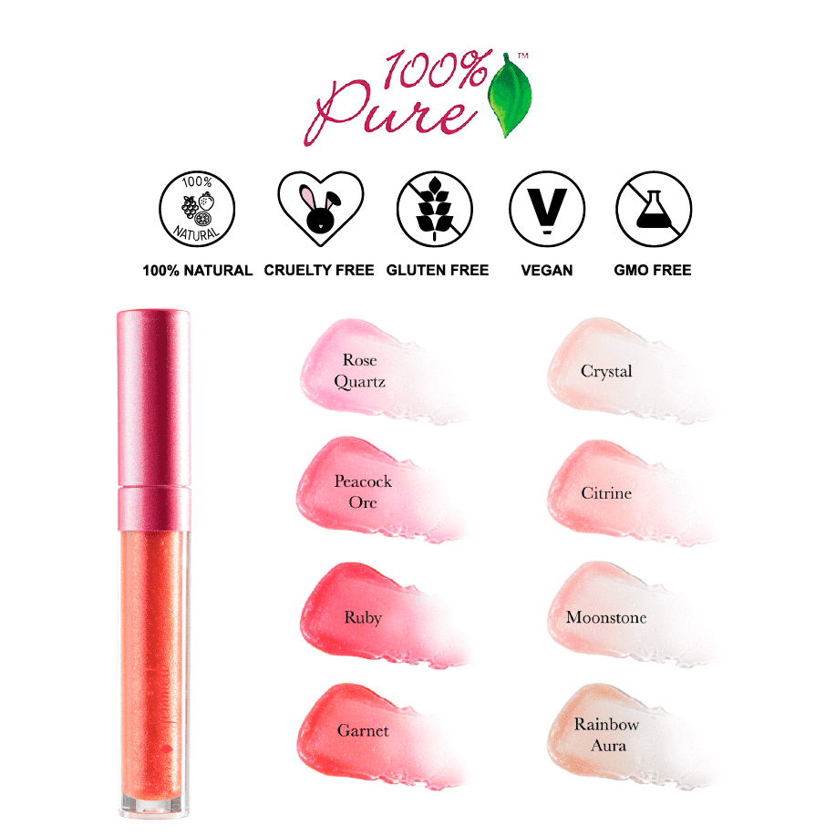 *100% PURE – GEMMED ALL NATURAL LIPGLOSS | $15 |