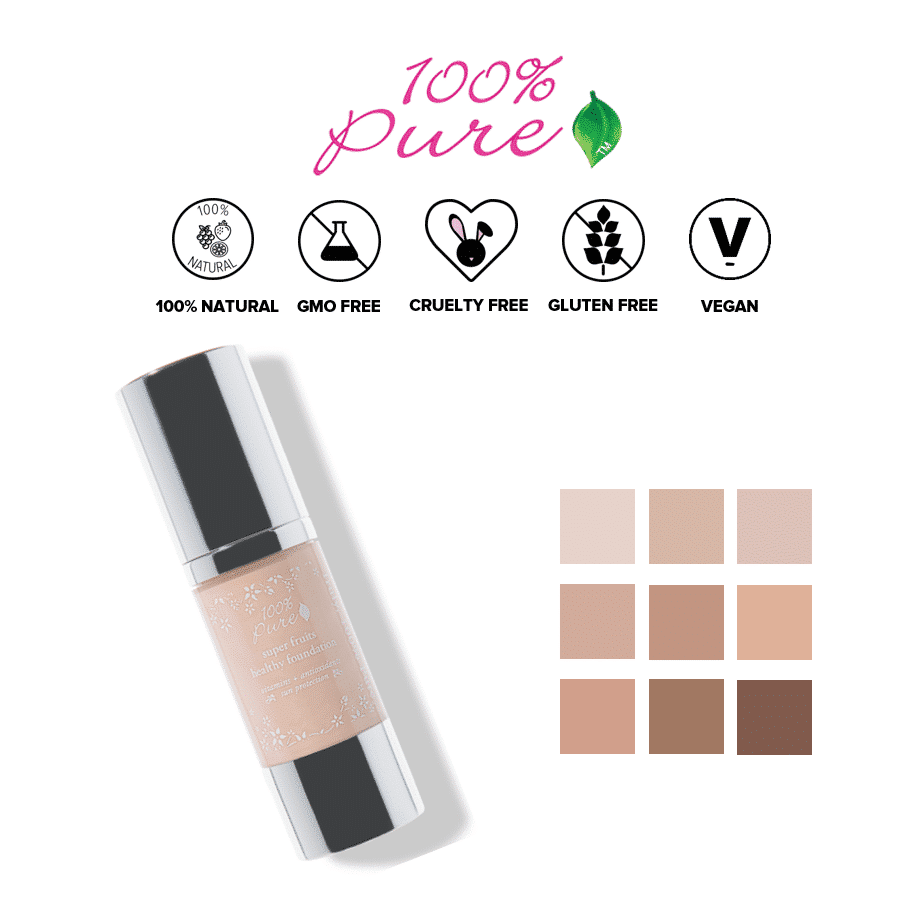 *100% PURE – FRUIT PIGMENTED ALL-NATURAL HEALTHY FOUNDATION | $48 |