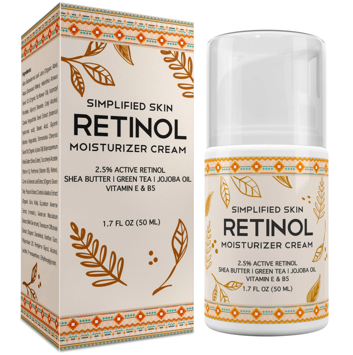 Simplified Skin Retinol Moisturizer Cream | $14.95 | 