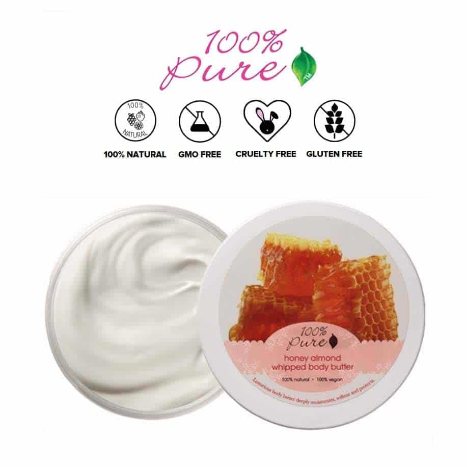 *100% PURE – HONEY ALMOND ORGANIC WHIPPED BODY BUTTER | $29 |