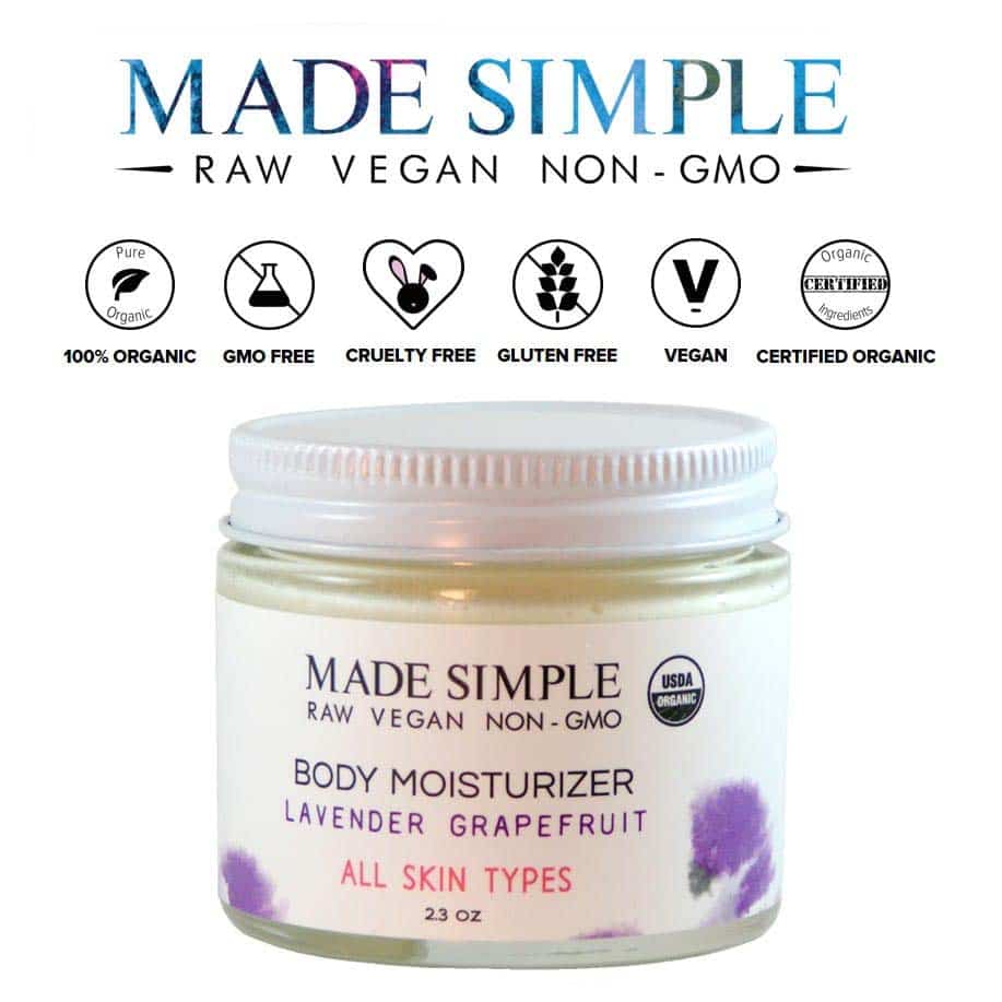 *MADE SIMPLE – USDA ORGANIC WHIPPED BODY MOISTURIZERS | $14 |