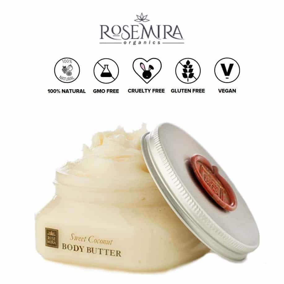 *ROSE MIRA – SWEET COCONUT ORGANIC BODY BUTTER | $27 |